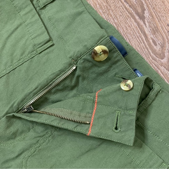 Maeve by Anthropologie the Colette green wide leg crop pants 28 - Picture 8 of 10